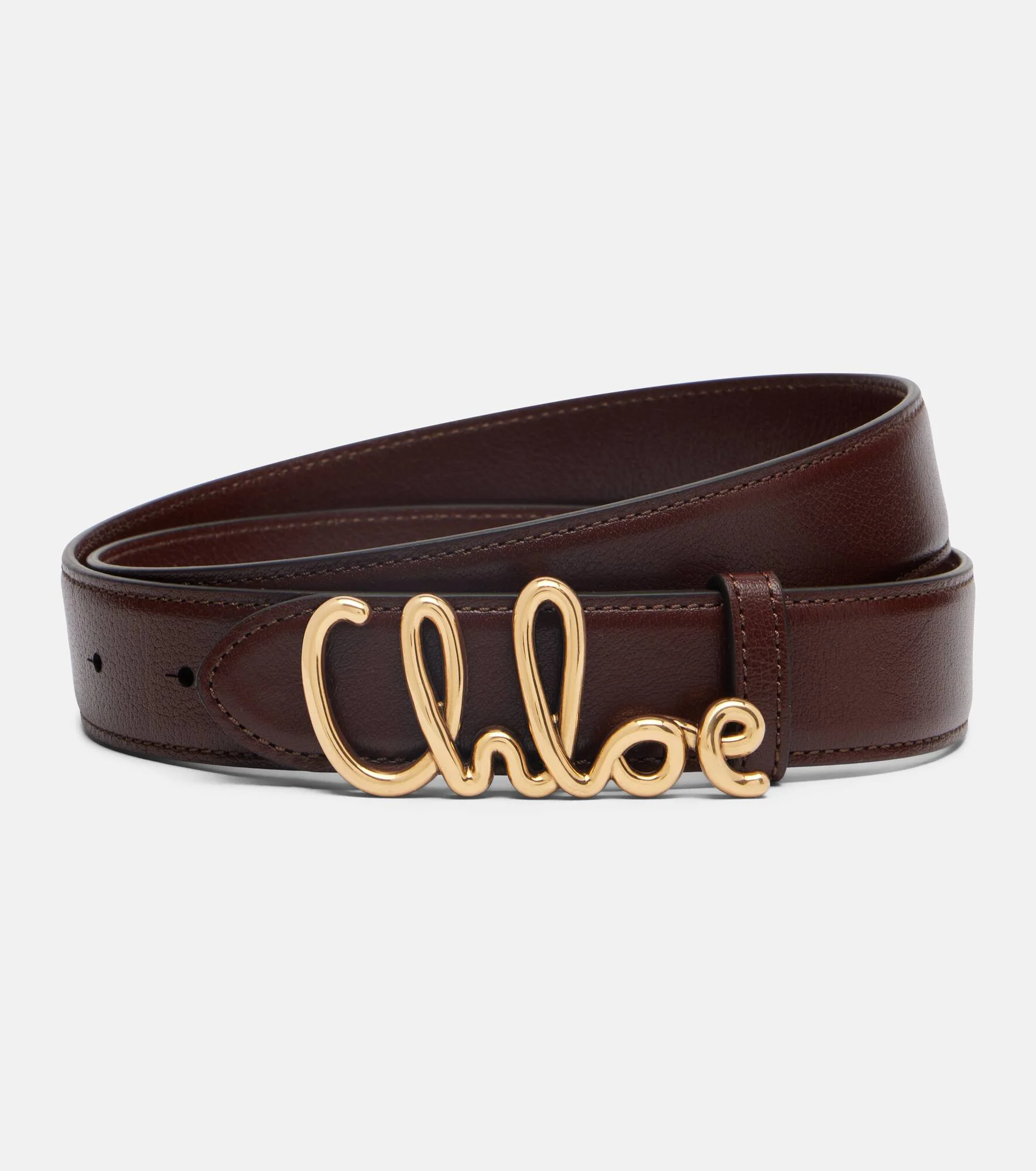 Chloé Iconic embellished leather belt - 1