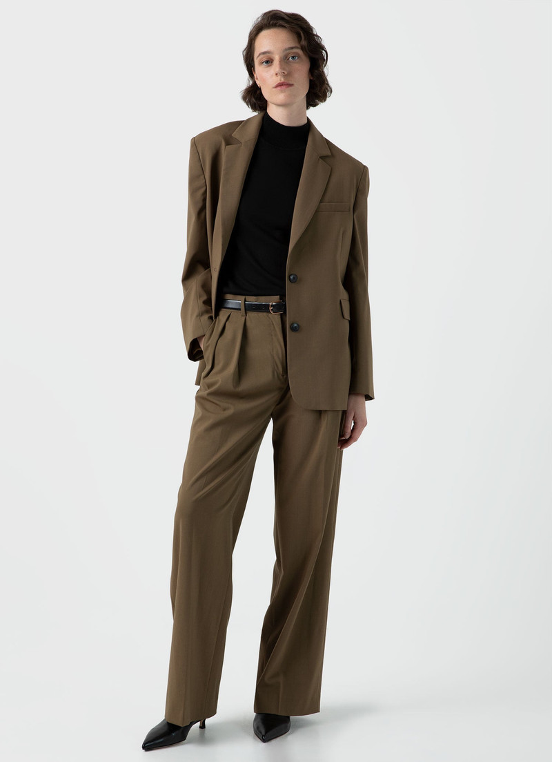 Sunspel Mulberry Silk Mock Neck Top outlook