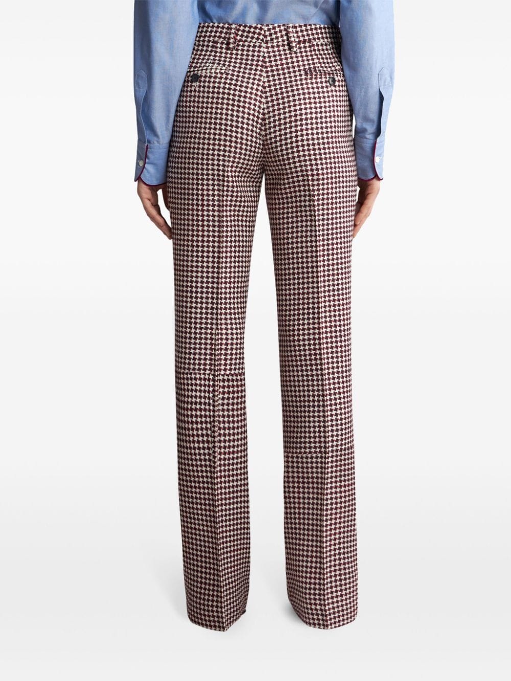 straight-leg tailored trousers - 4