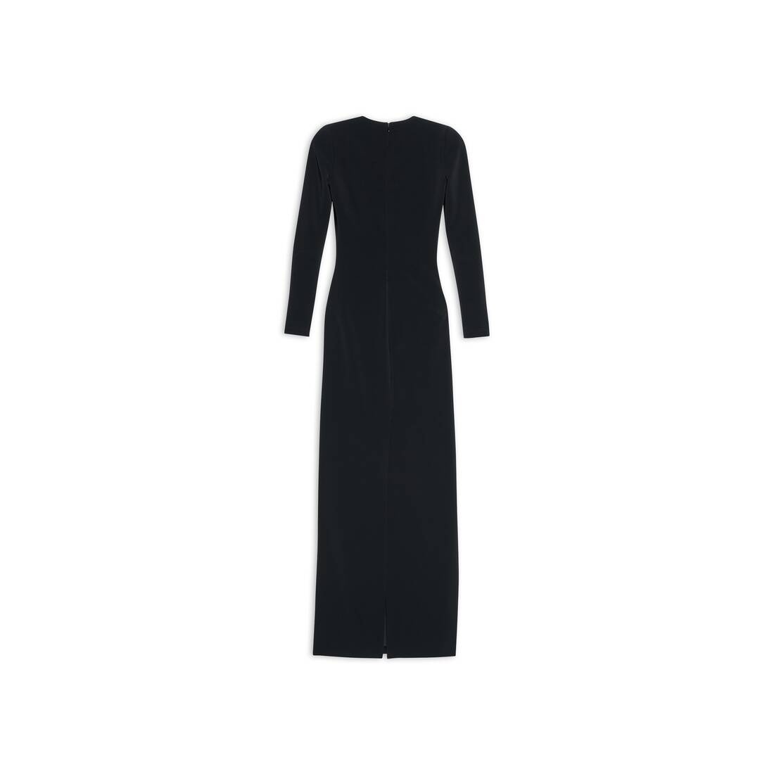 Women's Maxi Crewneck Dress in Black - 6