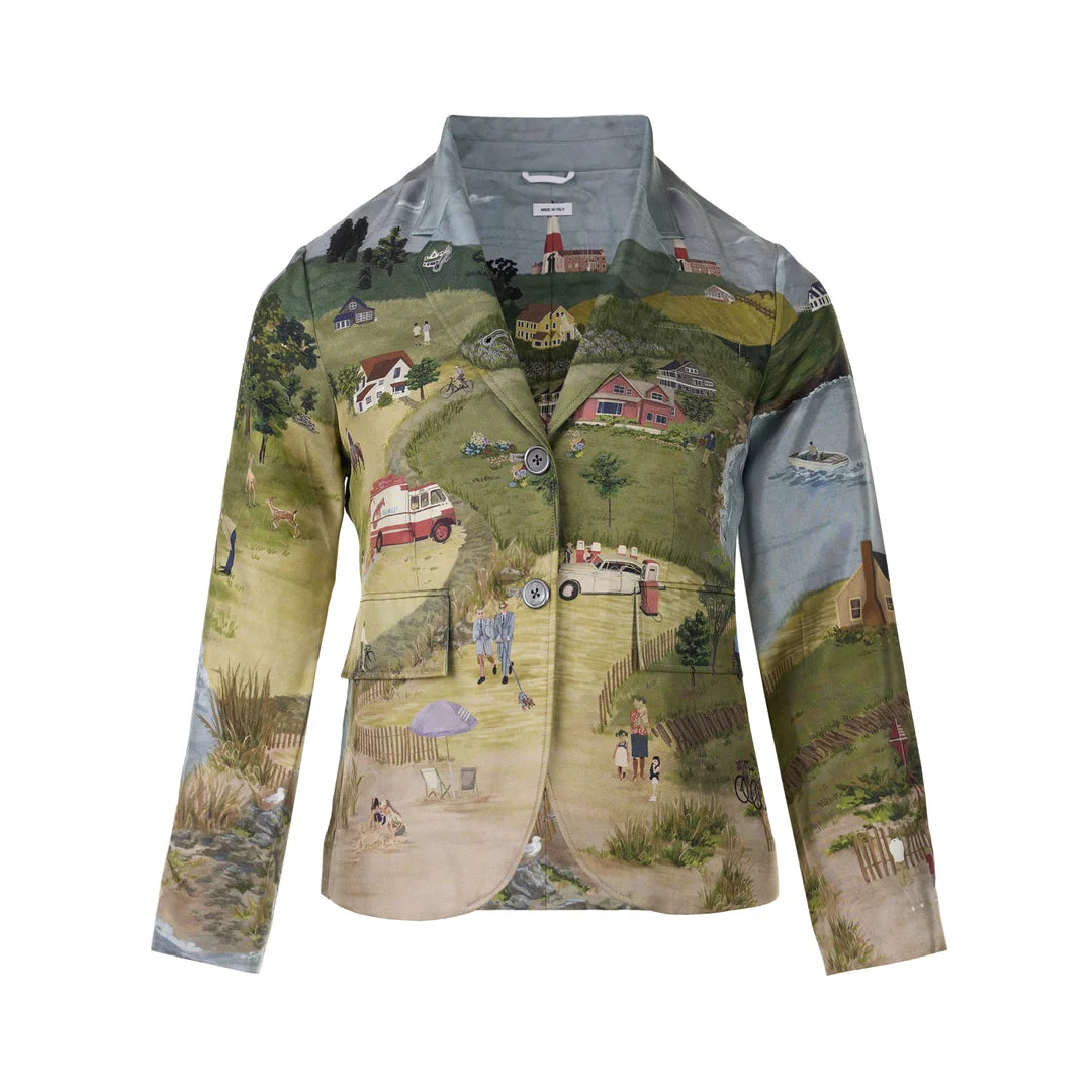 High Armhole Scenic Sportcoat - 1