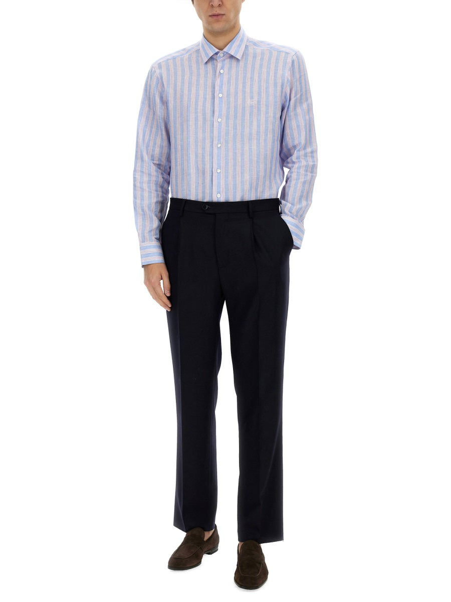 Etro Men Pegasus Logo Shirt - 4
