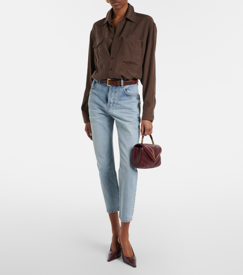 '90s cropped slim jeans 2