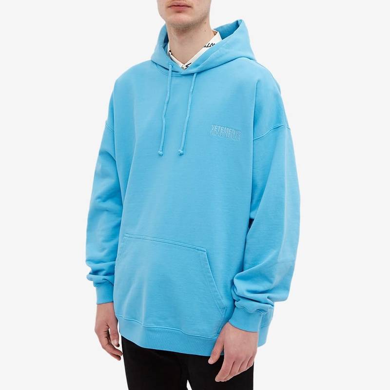 VETEMENTS Tonal Logo Popover Hoody 2