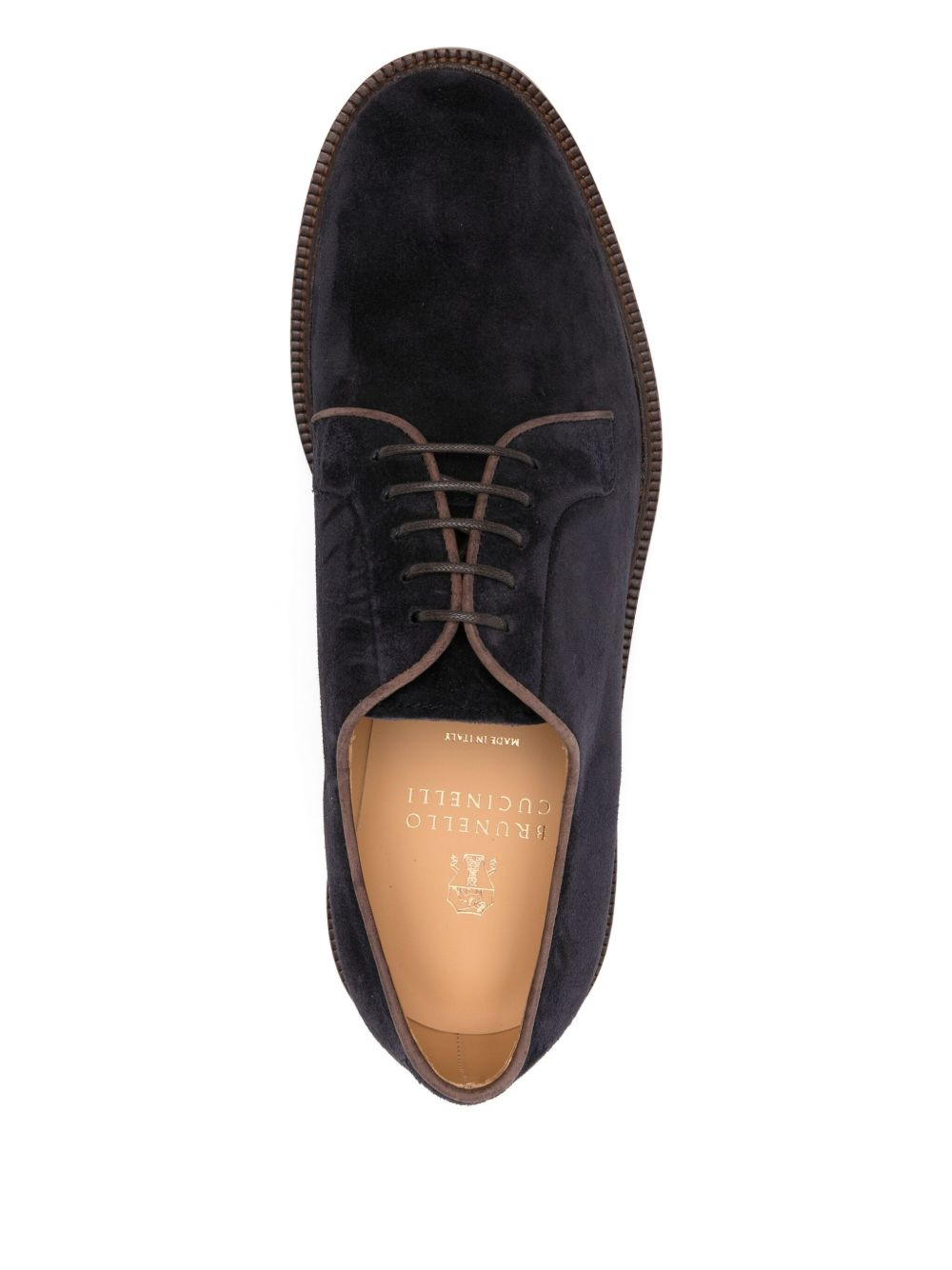 suede lace-up shoes - 4