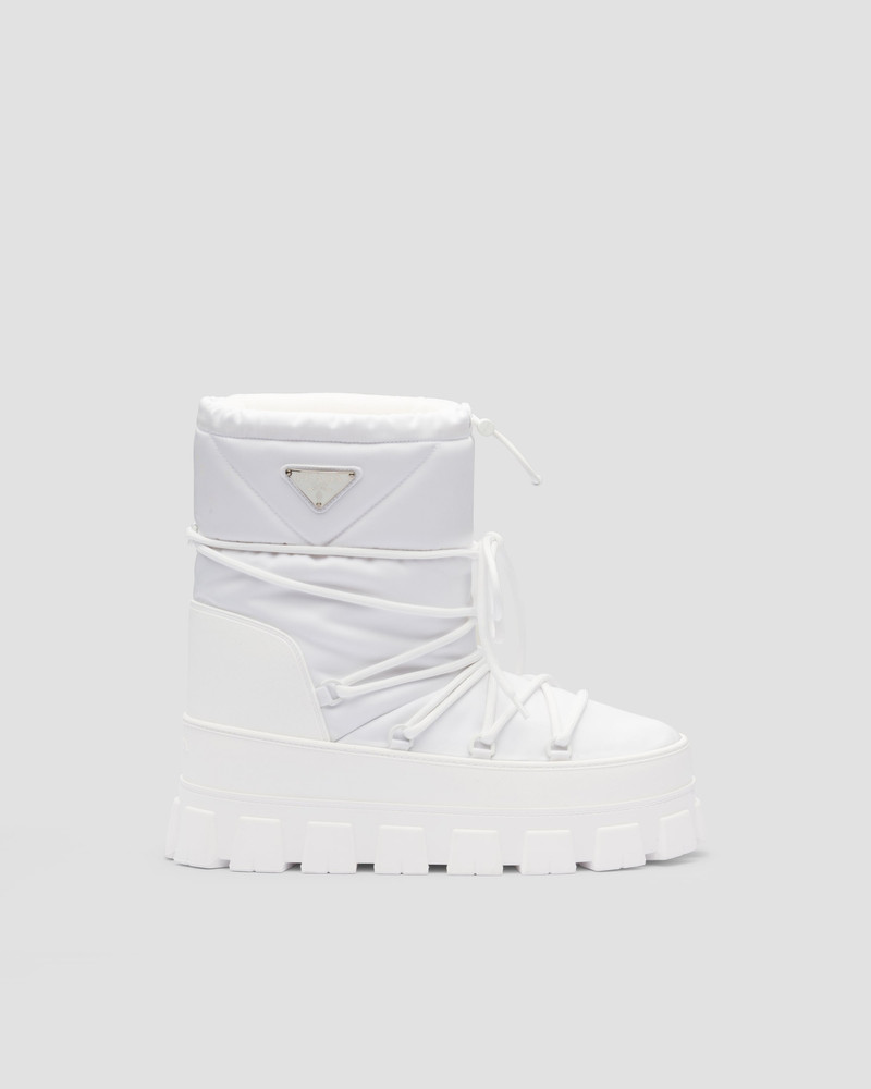 Prada Re-Nylon gabardine après ski booties outlook