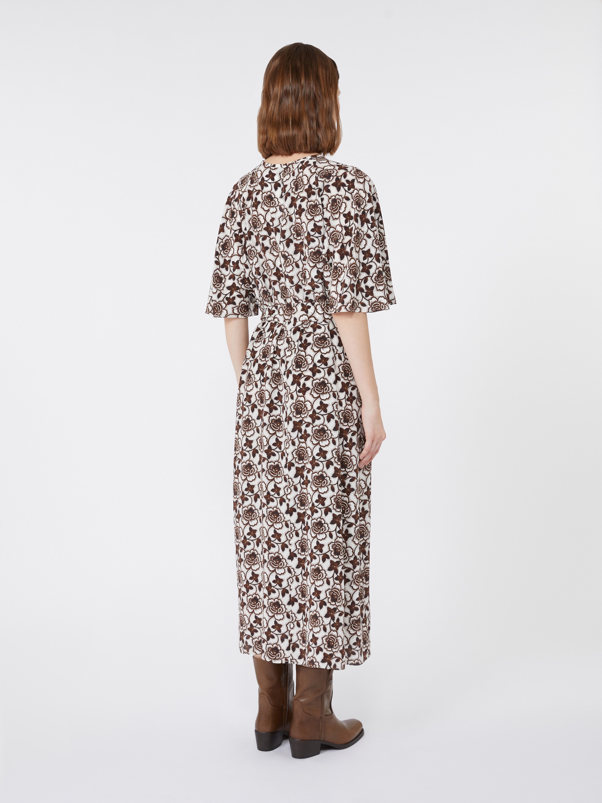 VARESE Silk crepe de chine dress - 4