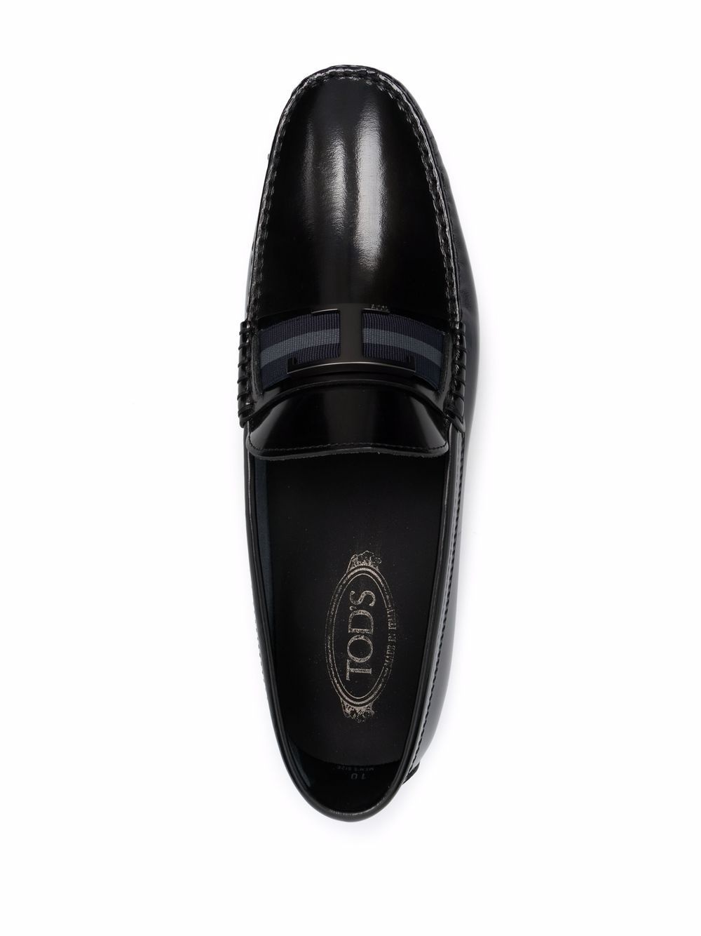 almond-toe slip-on loafers - 4