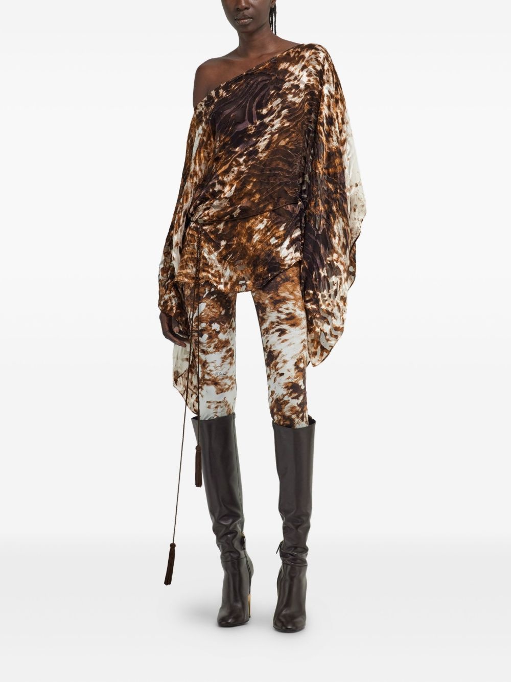 Appaloosa-print kaftan - 2
