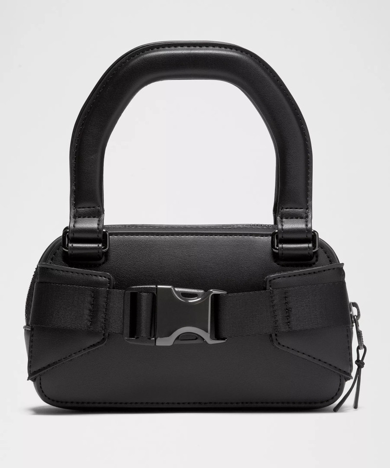 Leather Alternative Top-Handle Mini Belt Bag *SLNSH Collection 4
