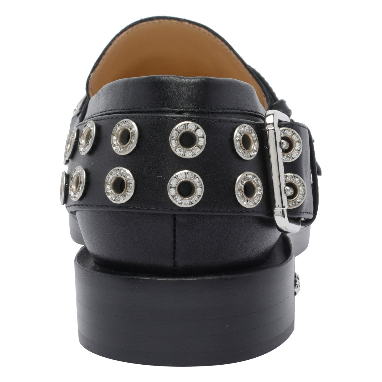 Mach & Mach Women Buckle Belt Vintage Loafers - 4