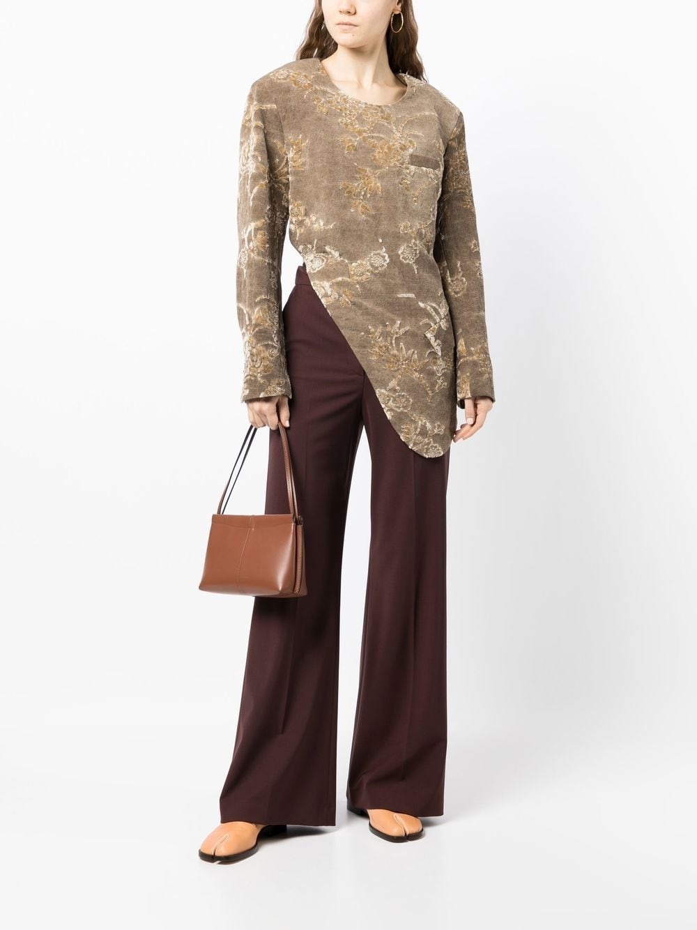 Karaoke cut-out long-sleeve top - 2