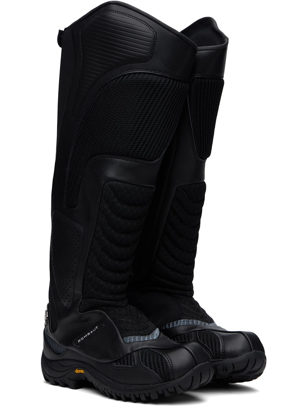 Black Neo High Top Boots - 4