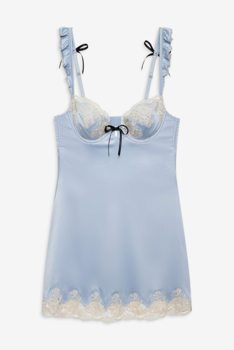 Sweetheart Satin Slip Dress 1