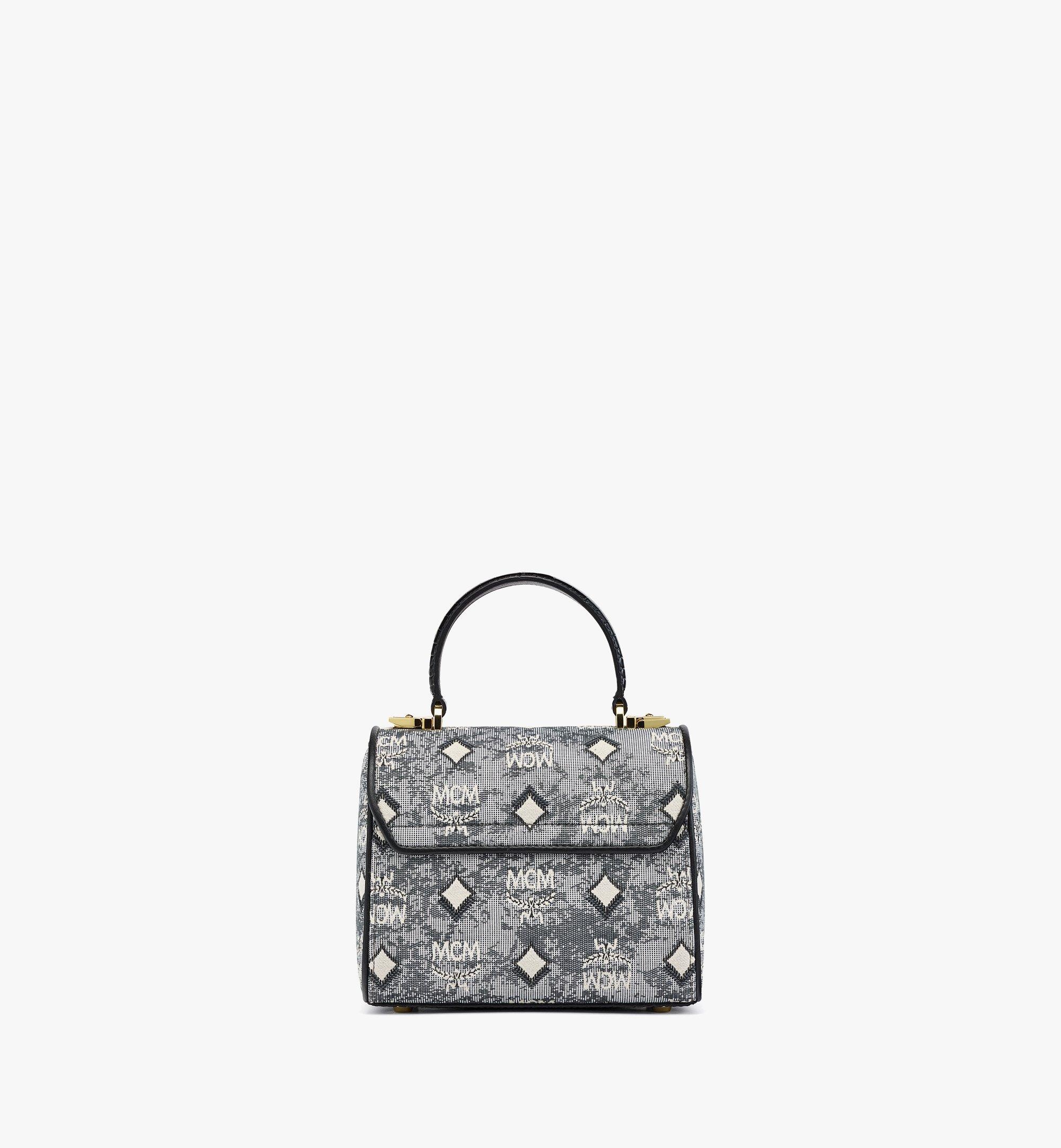 Tracy Satchel in Studded Vintage Monogram Jacquard - 5