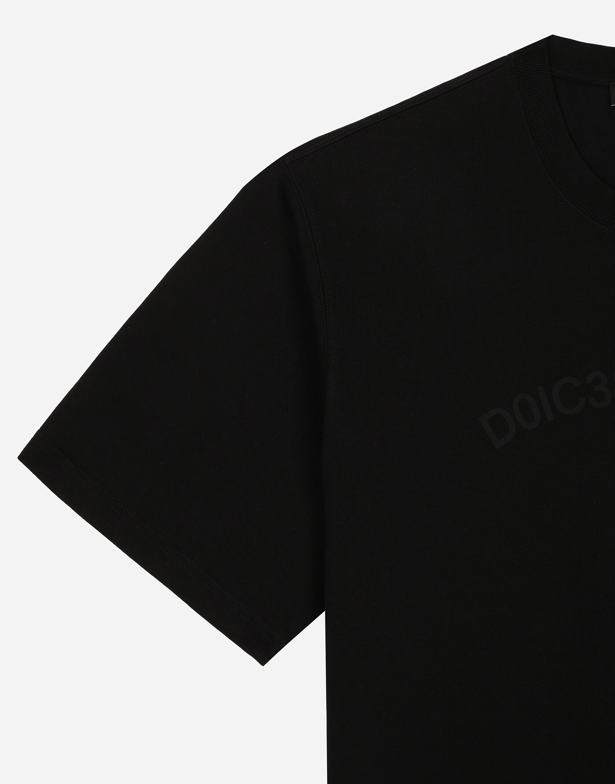 Cotton T-shirt with Dolce&Gabbana logo - 3