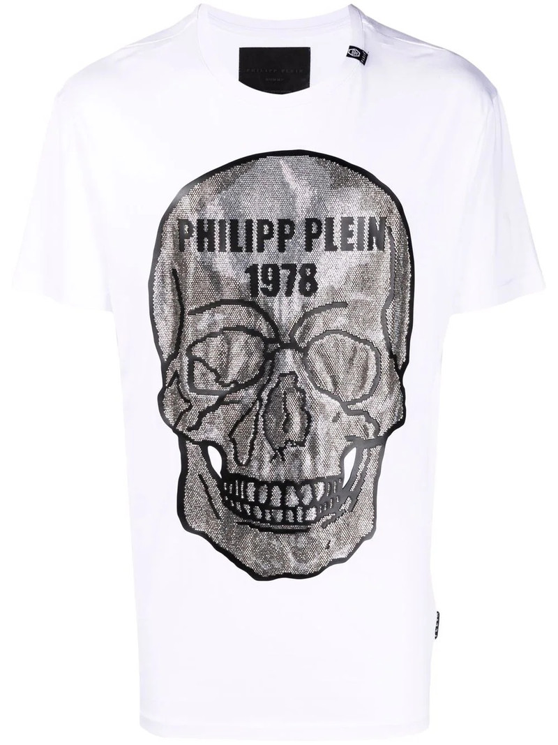 crystal skull cotton T-shirt 1