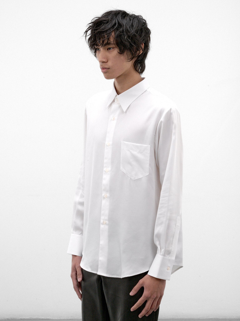 White Cotton Classic Shirt 2