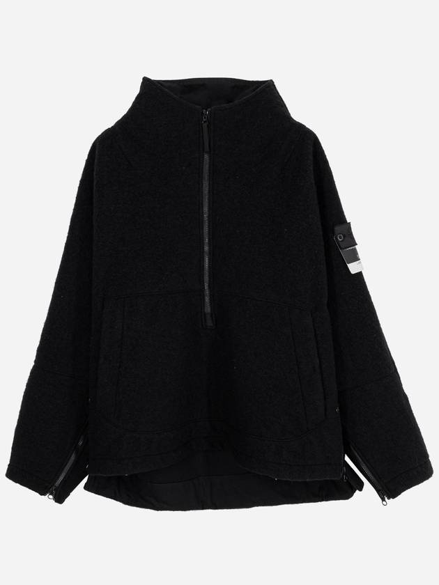 Logo Patch Pocket Anorak Black - 2