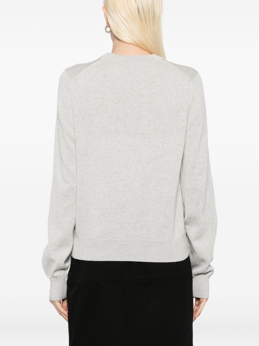 embroidered-logo jumper - 4