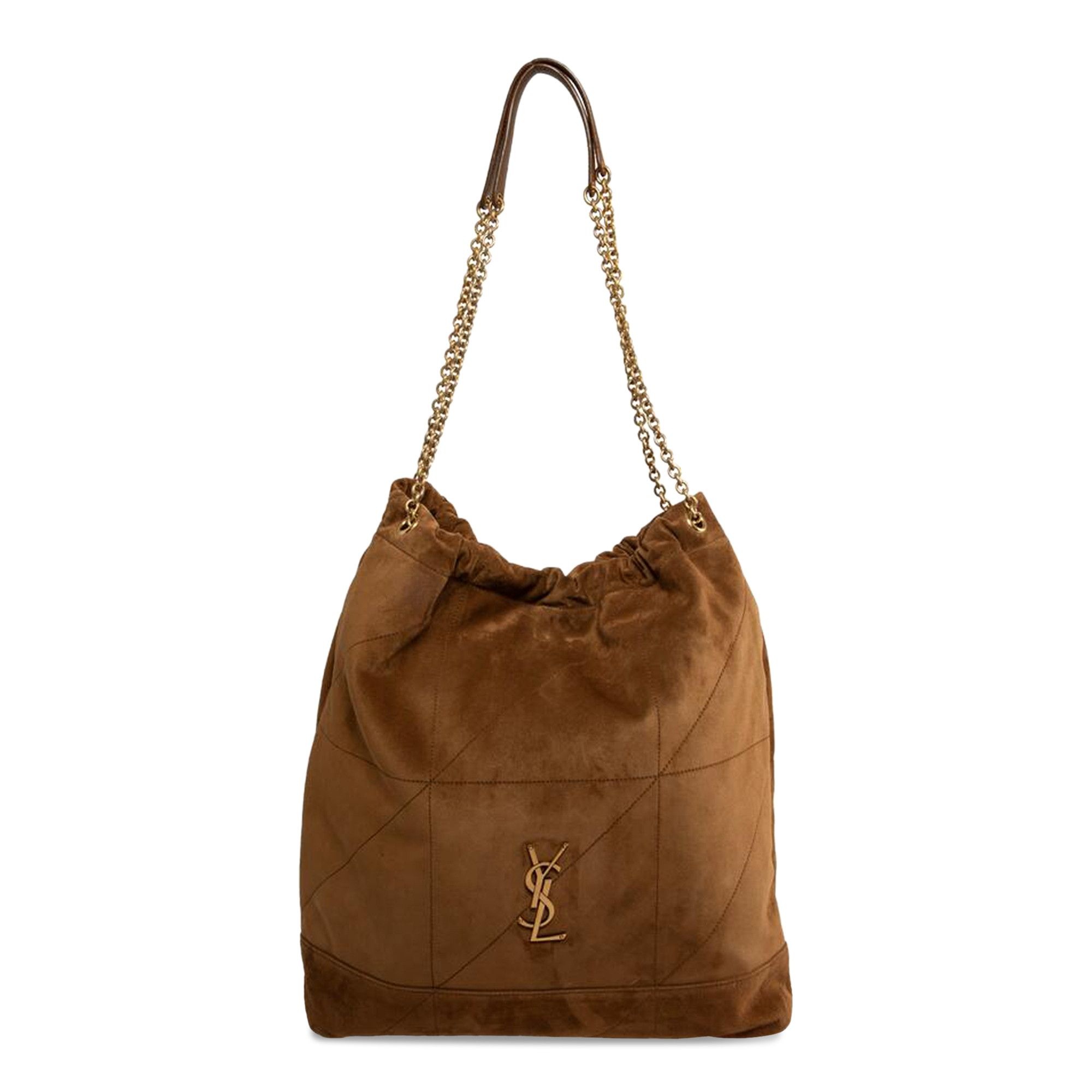 Saint Laurent Jamie Large Pochon 'Caramel Cognac' - 1