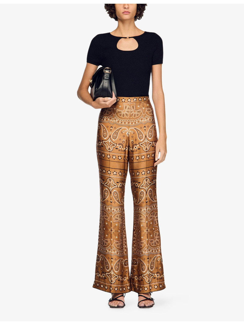 Sandro Openwork Short-Sleeve Knitted Jumper outlook