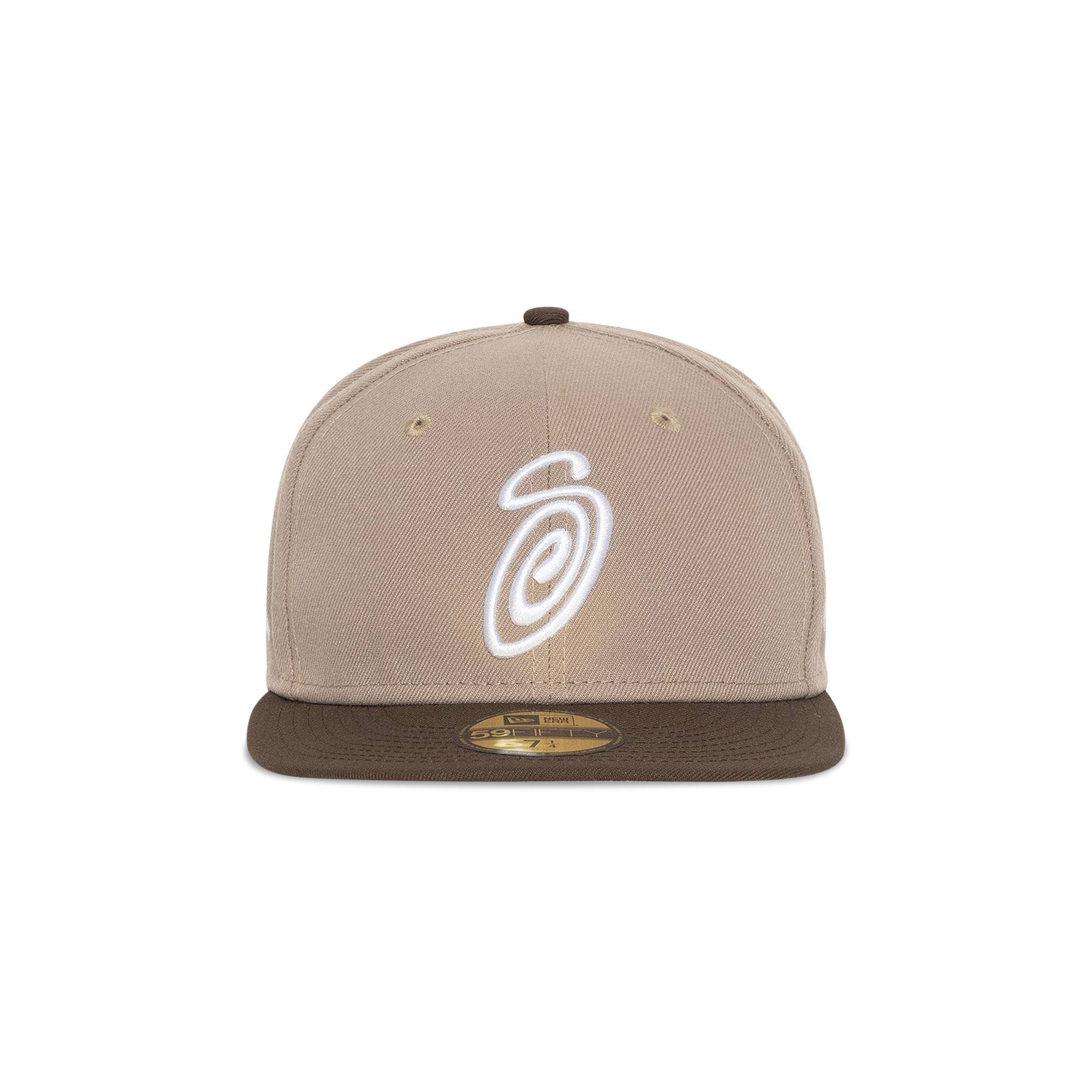 Stussy Curly S 59Fifty New Era Cap 'Khaki/Brown' - 1