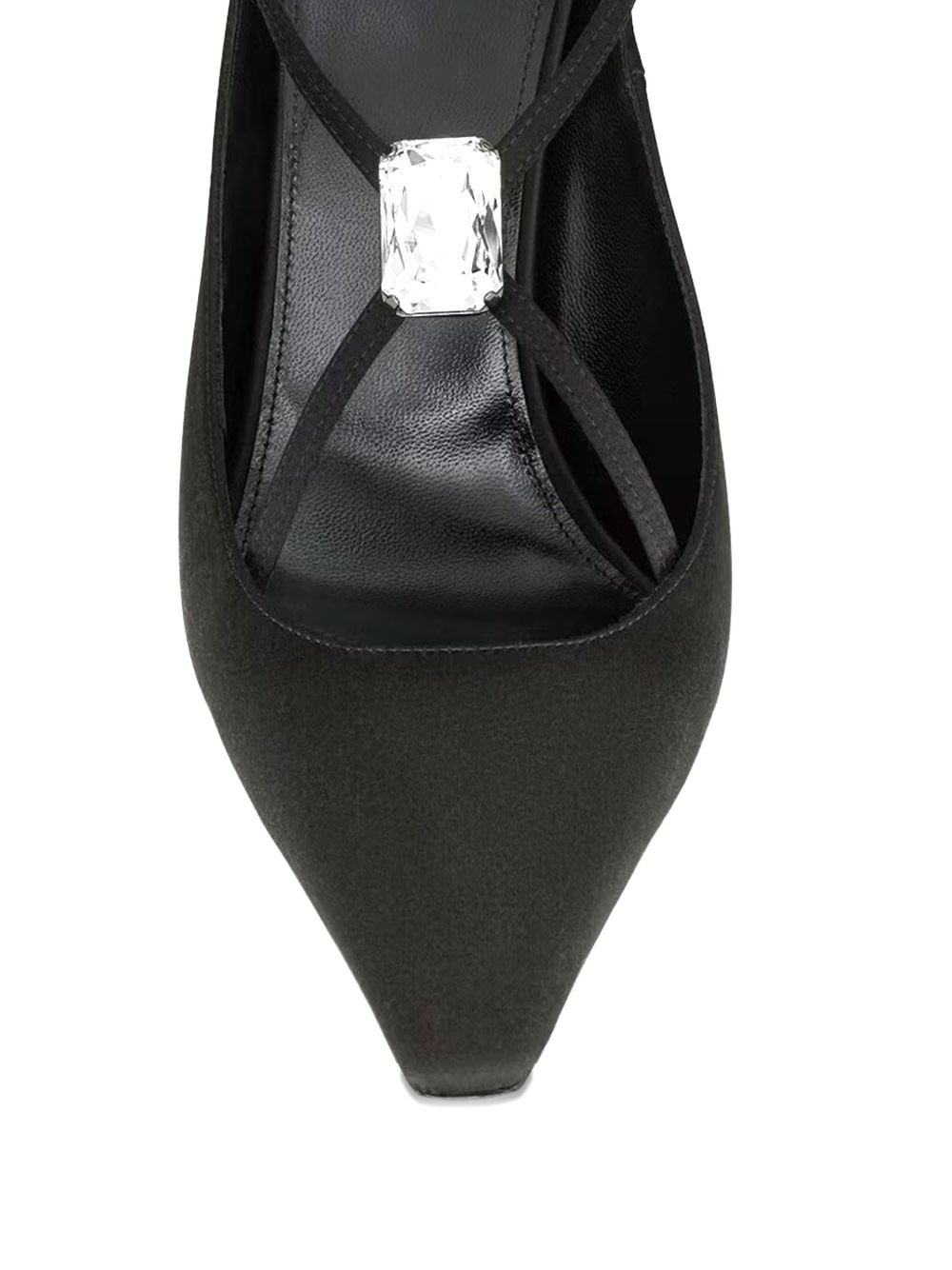 Harlow crystal-embellished slingback pumps - 3