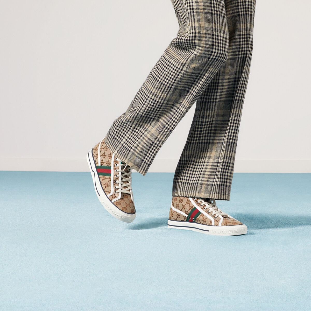 GUCCI｜SNEAKERS (625807 HVK70 9765) GUCCI Tennis 1977 High 'Beige Ebony' 625807 HVK70 9765 | eBay