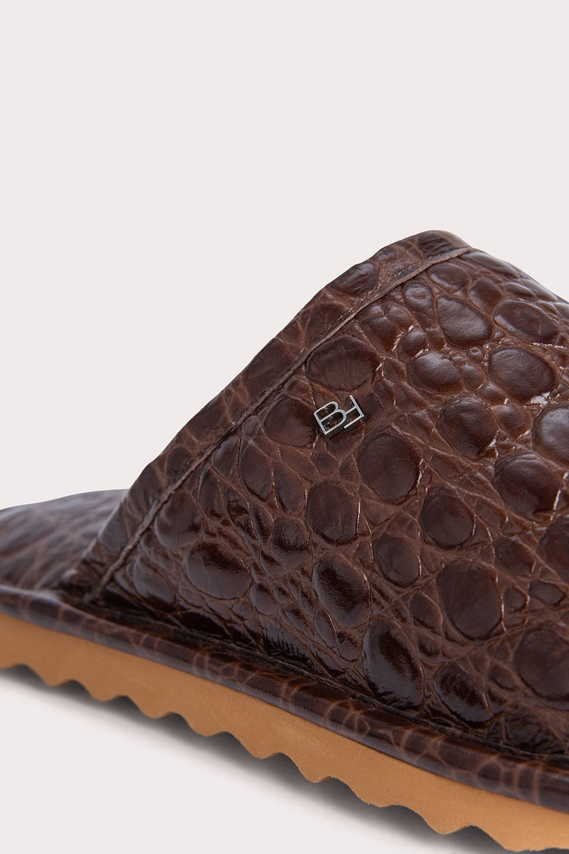 Ari Sequoia Circular Croco Embossed Leather 4