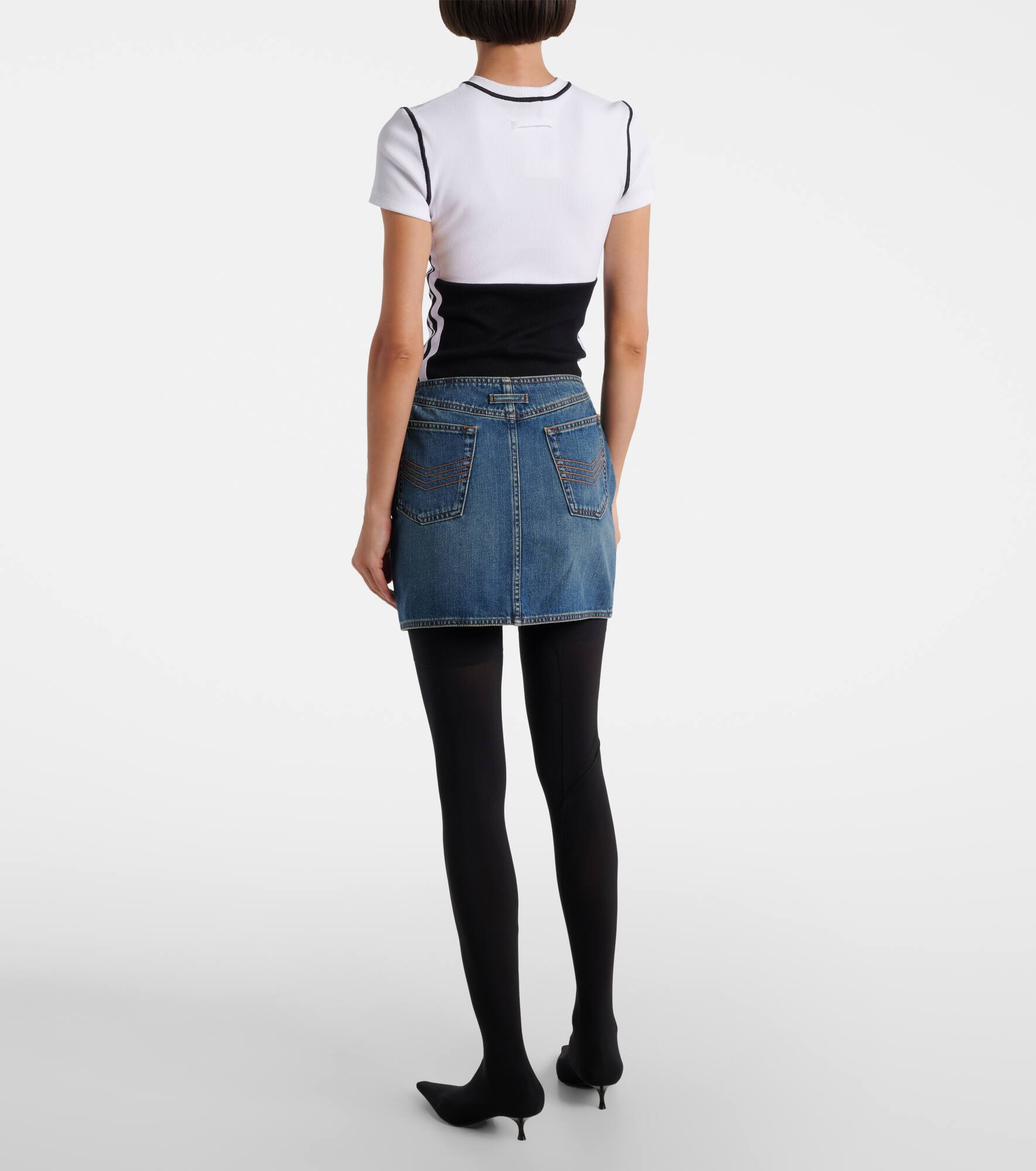 Denim miniskirt - 3