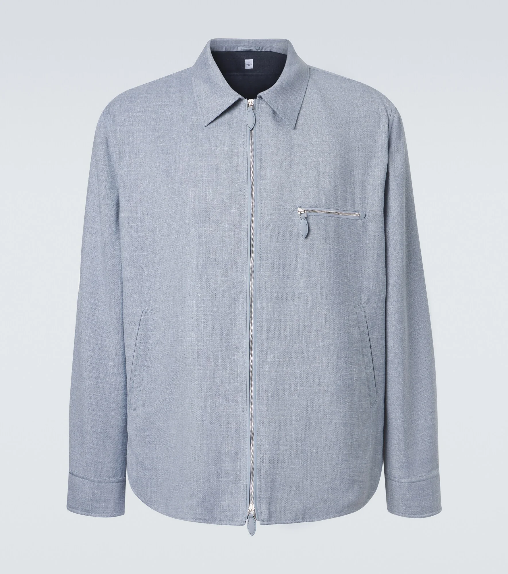 Un Jour wool, silk, and linen jacket - 1