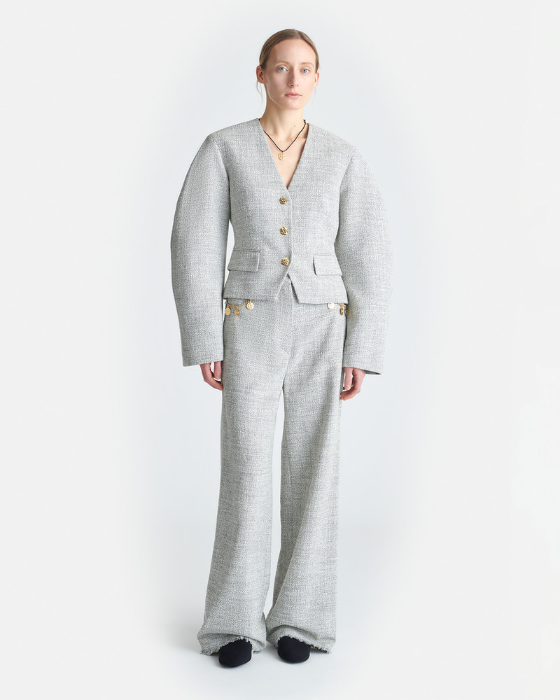 Mouline Tweed Blazer - 1
