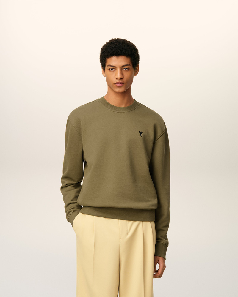 AMI Paris GREEN COTTON AMI DE COEUR SWEATSHIRT outlook