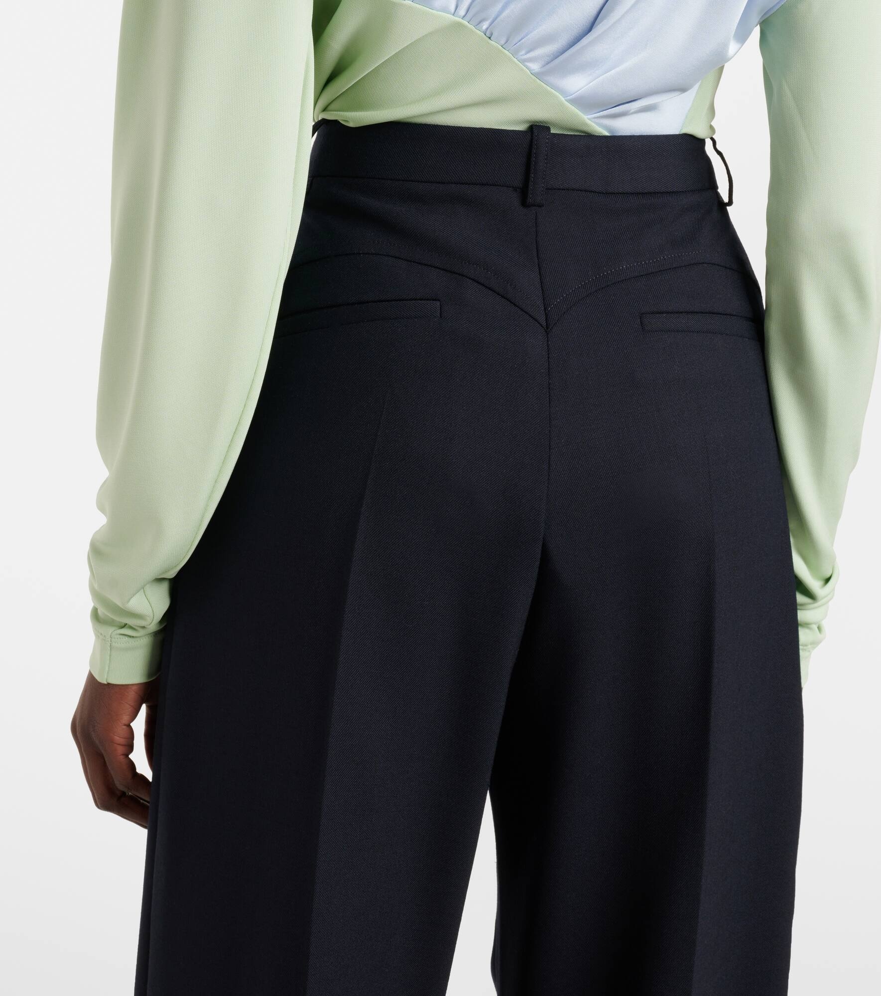High-rise wide-leg pants - 5