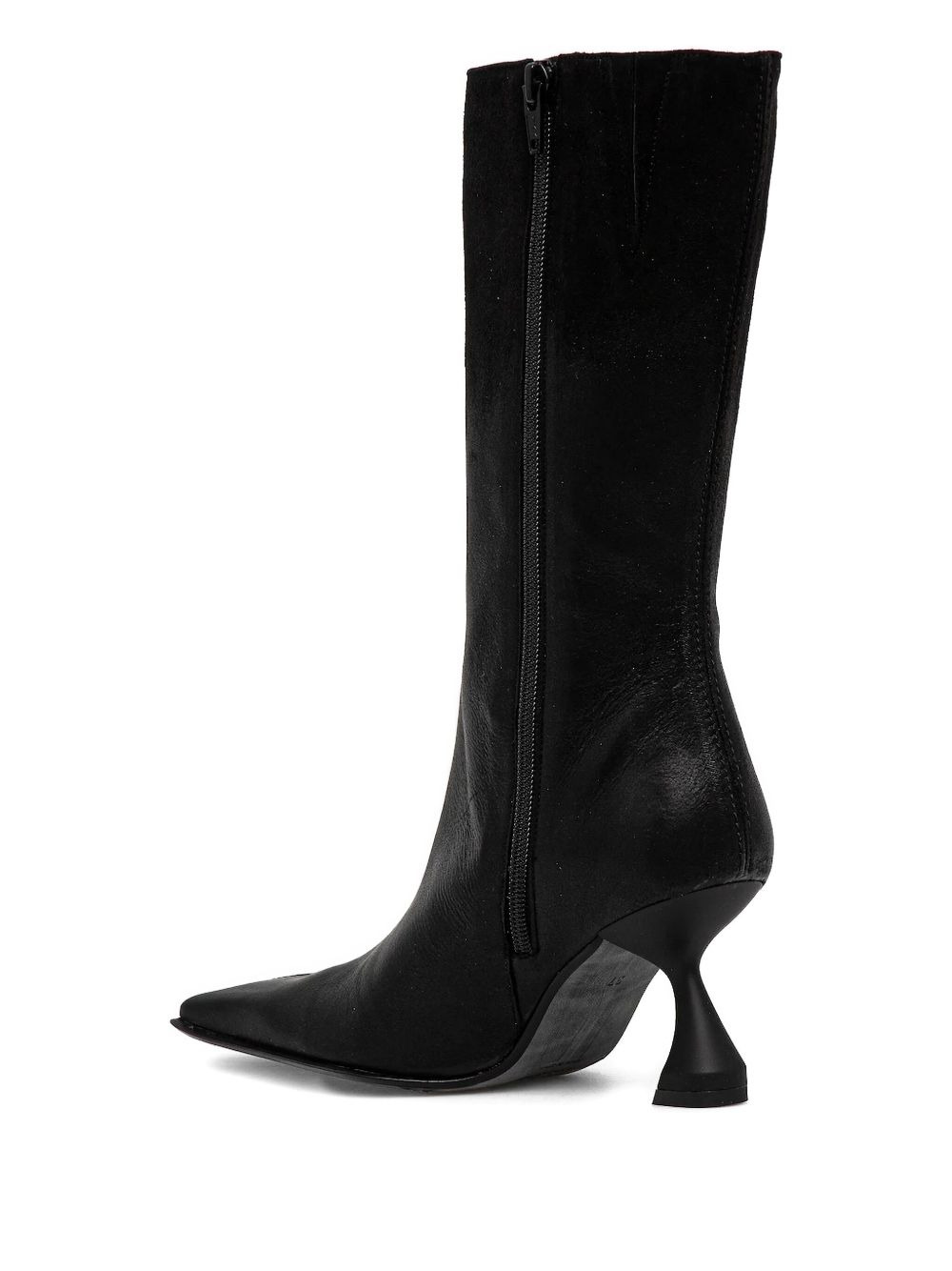 70mm Pearl square-toe sculpted-heel boots - 2
