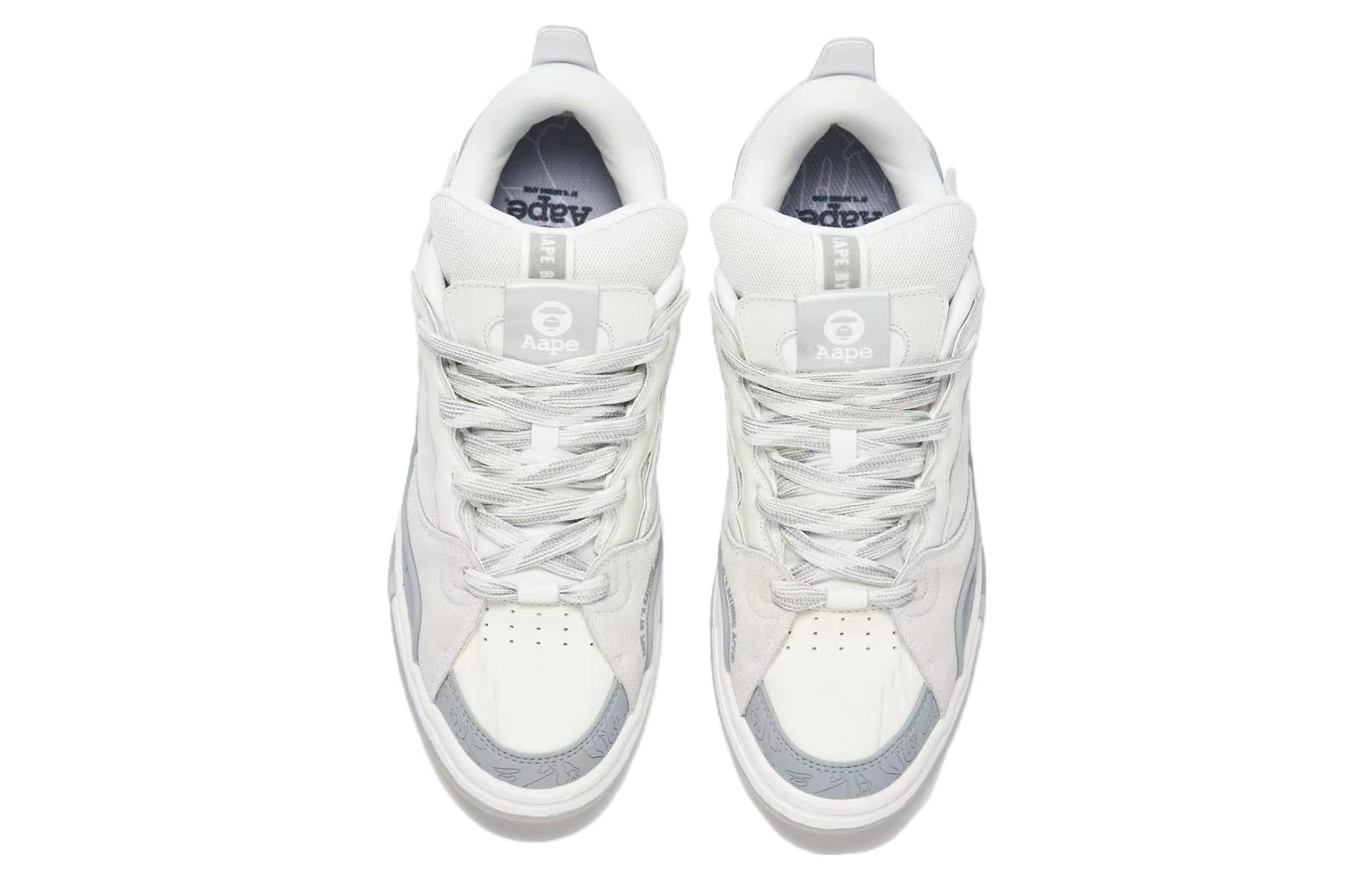 (WMNS) Li-Ning Superwave Golden x AAPE 10TH Anniversary 'White Grey' AECS088-3 - 4
