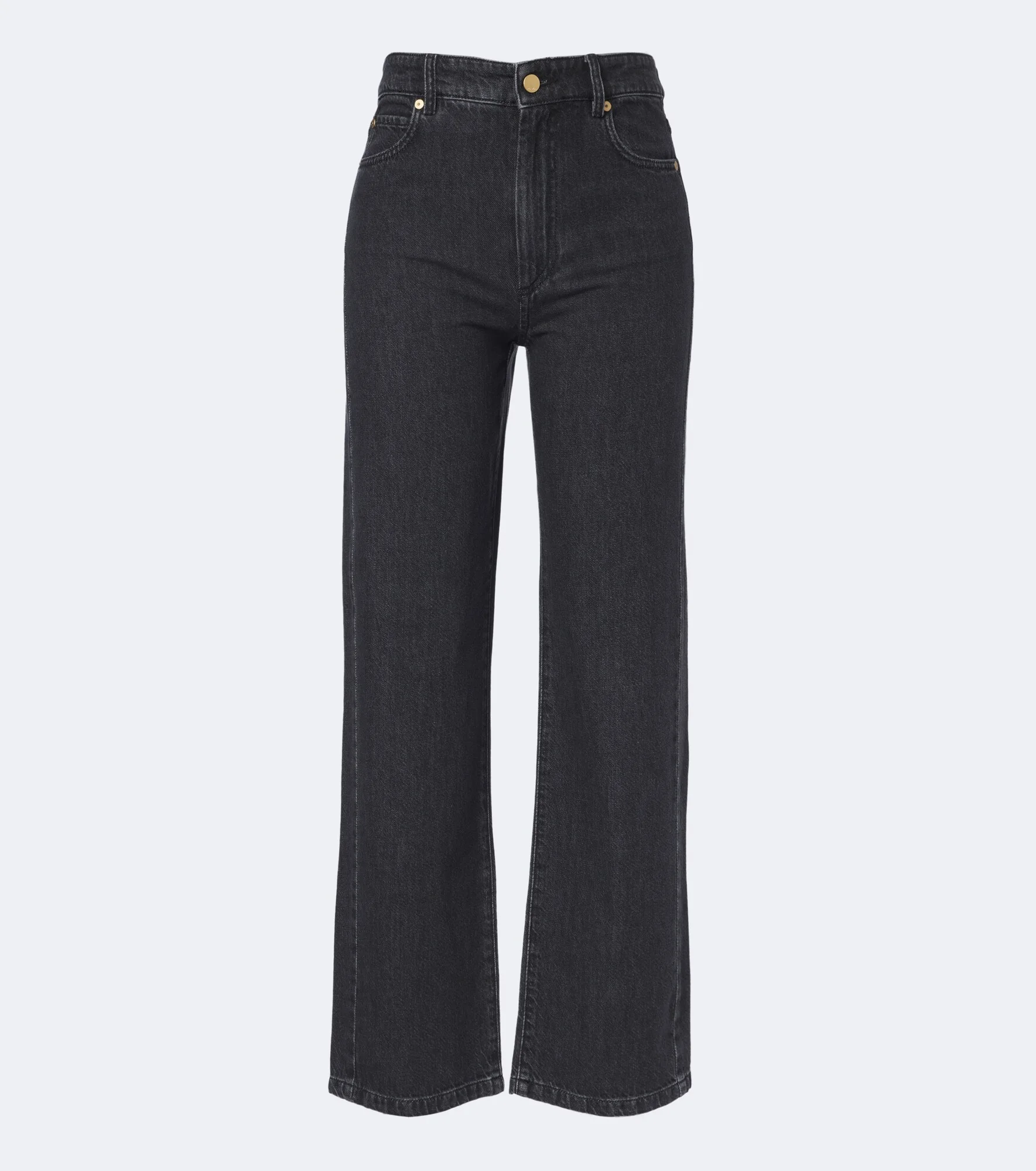 High-rise straight jeans - 1