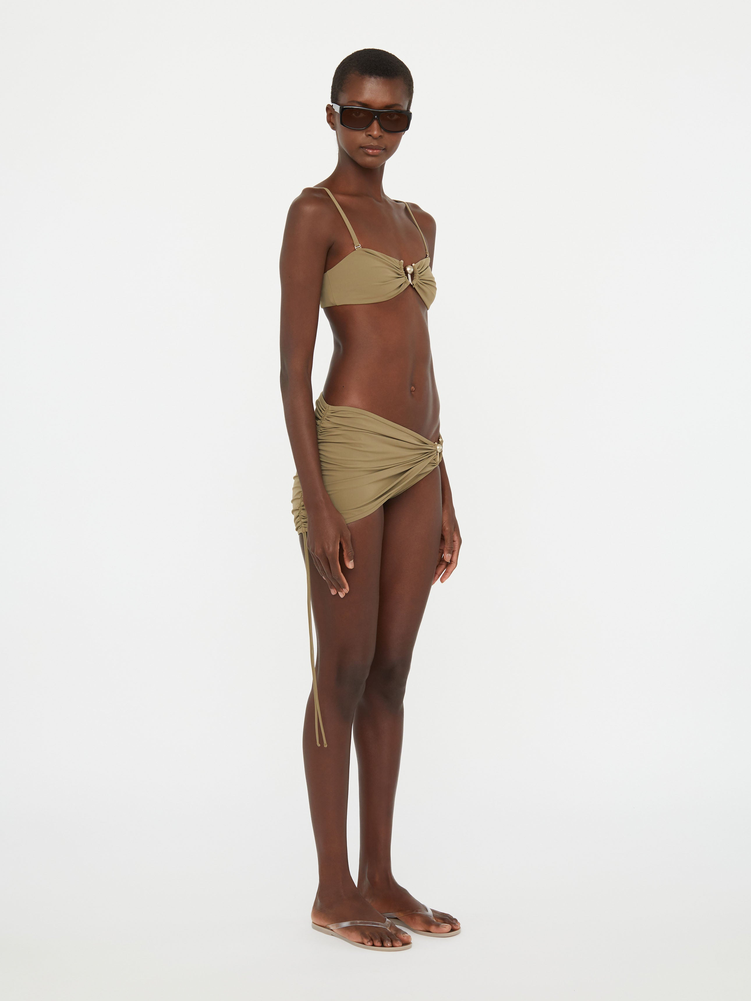 Ruched Prong Bandeau - 3
