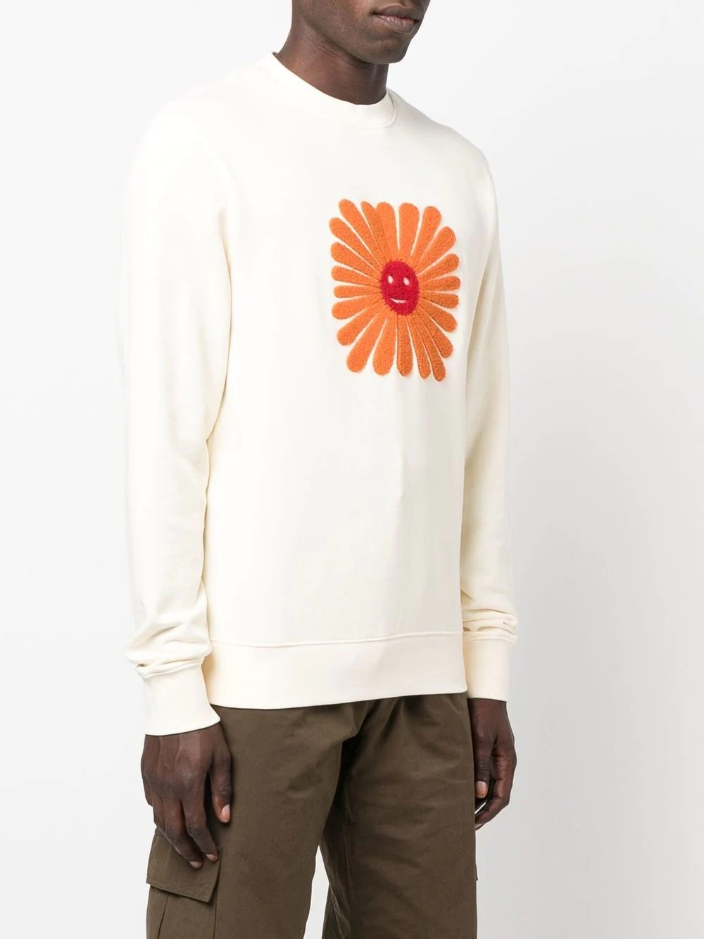 Sun-print organic cotton sweatshirt - 3