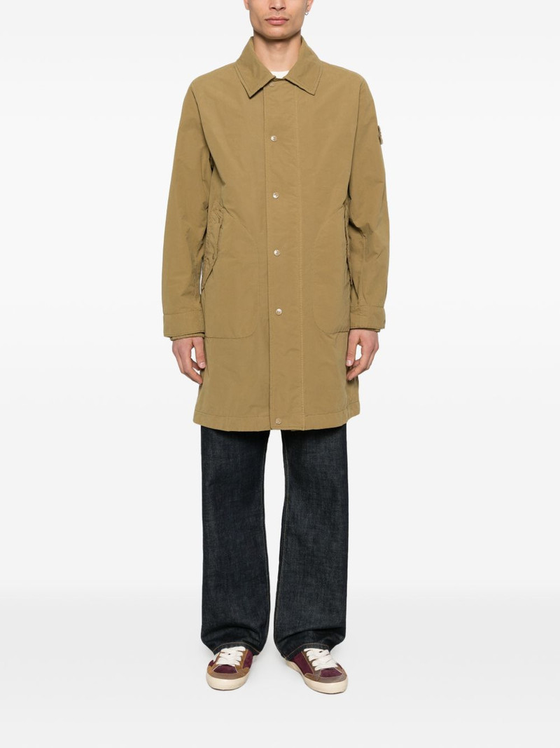 Stone Island buttoned parka outlook