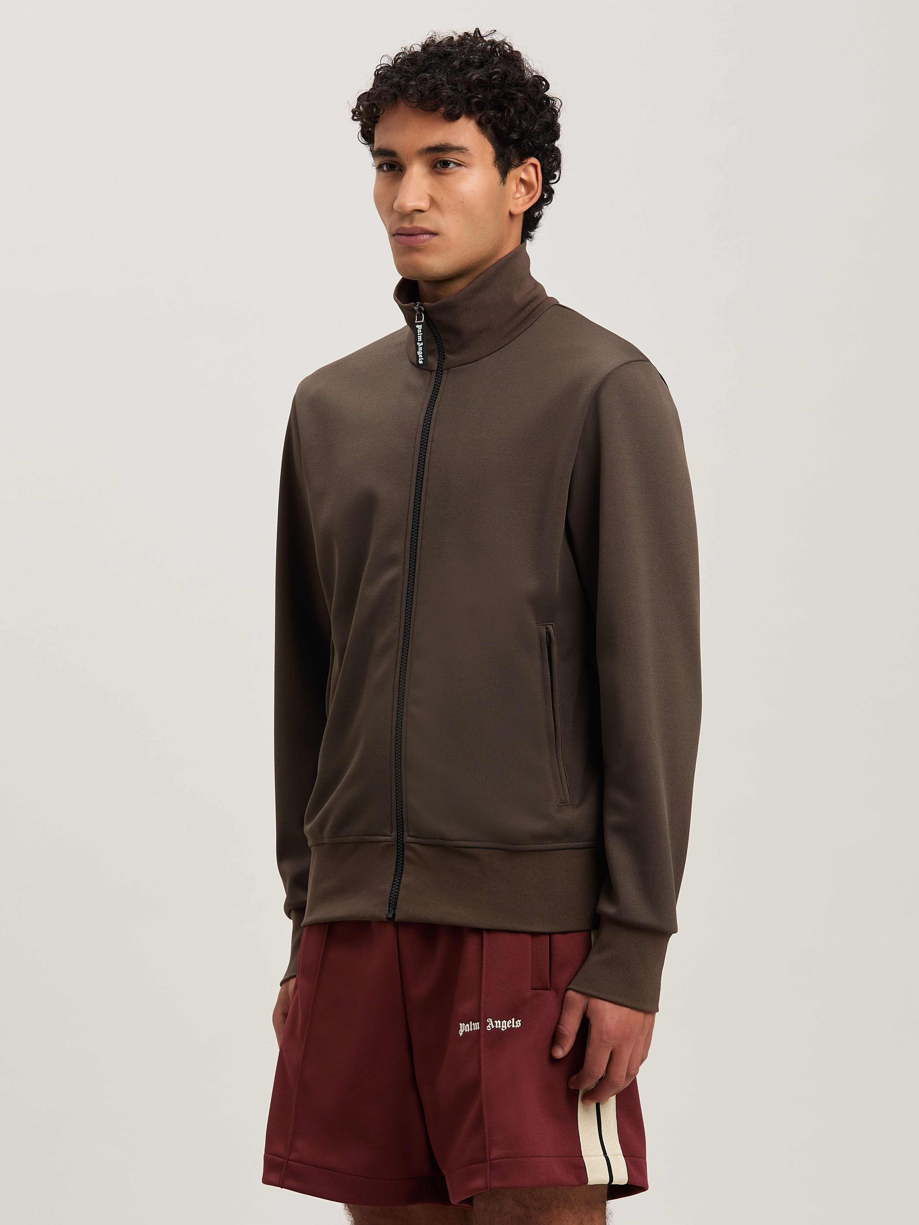 Curved Logo track Jacket - 4