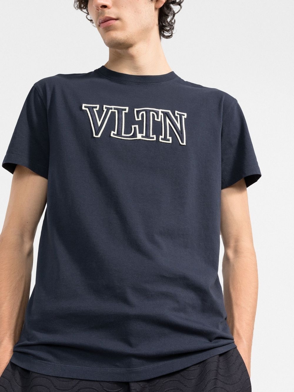 VLTN logo-embroidered T-shirt - 3