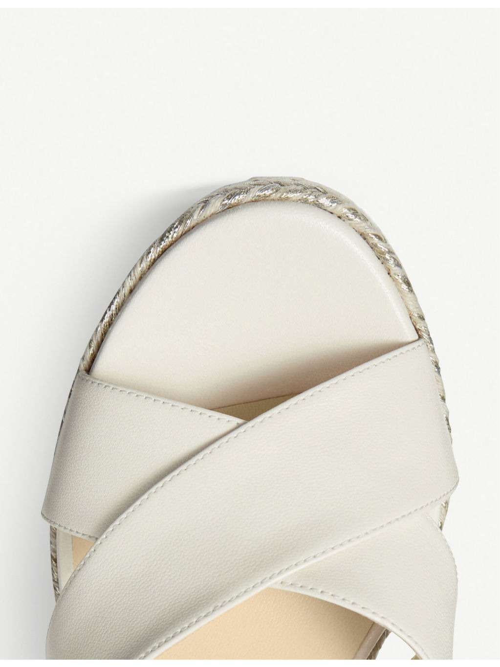 Dellena 100 leather wedge sandals - 4