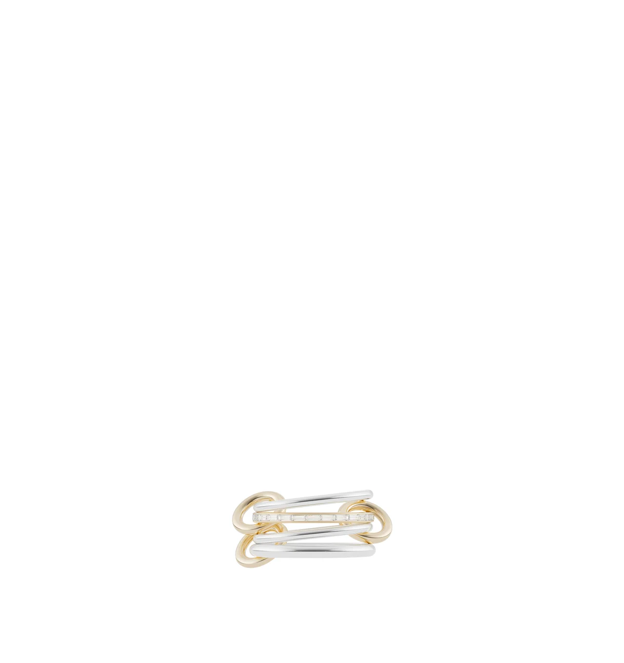 KIRA SG FOUR LINKED RINGS - BAGUETTE DIAMONDS - 1