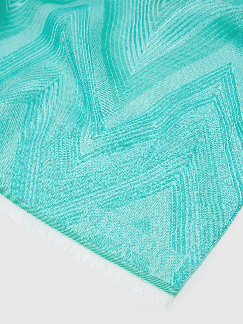Missoni Cotton blend chevron stole outlook