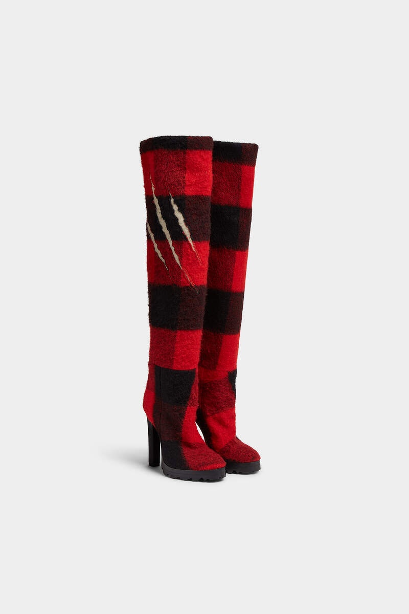 CANADIAN HIKING HEELED LONG BOOTS - 3