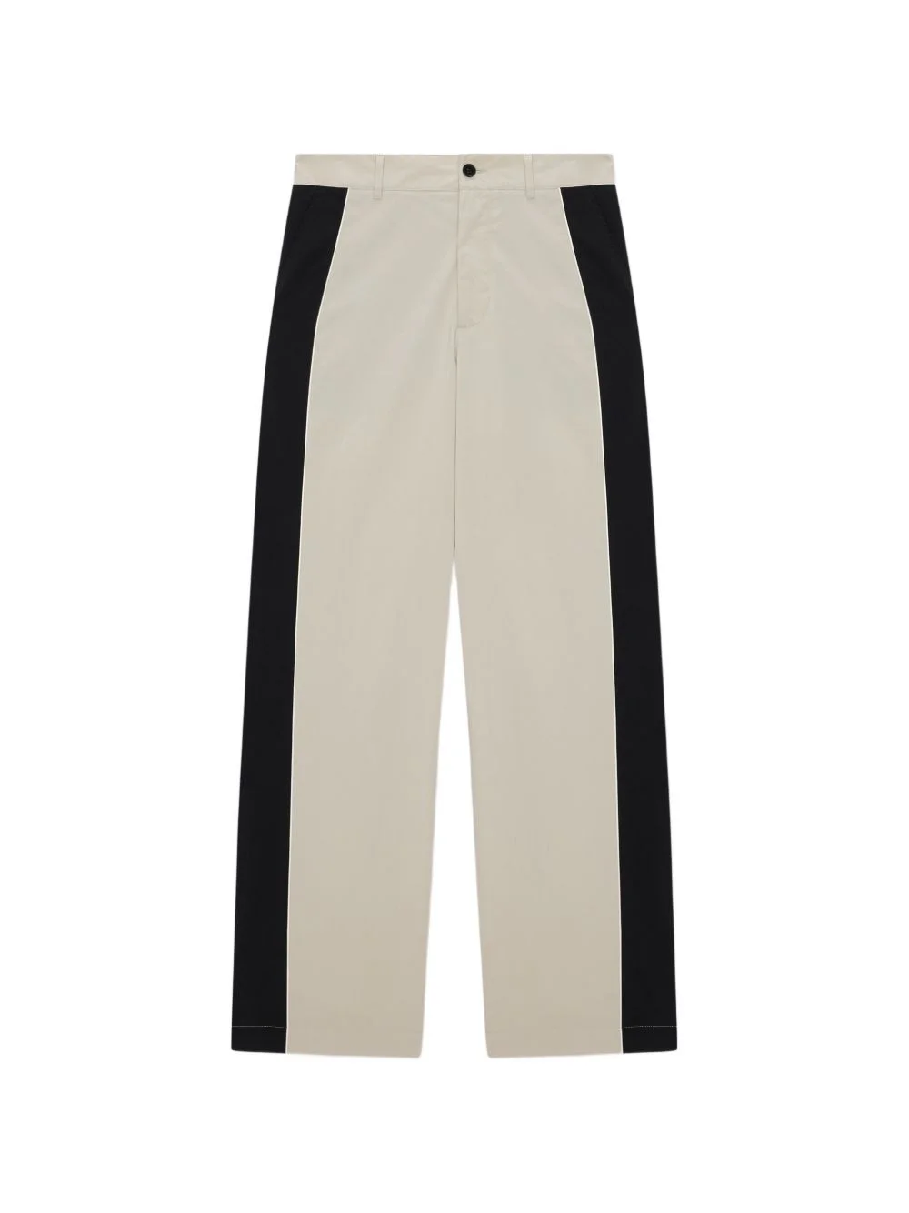 side-stripe trousers - 1