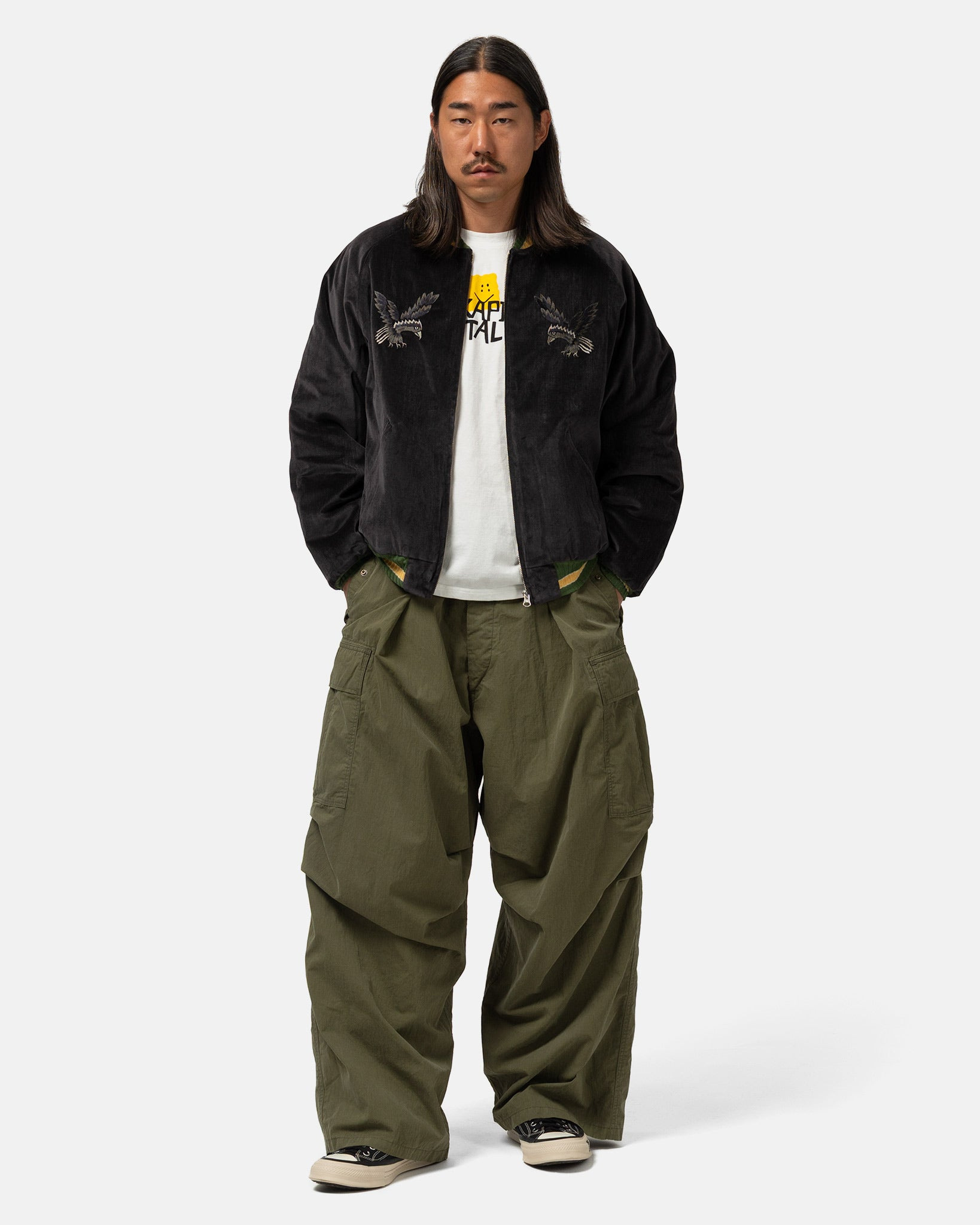 Rip Stop JUMBO Cargo Pants Khaki - 2
