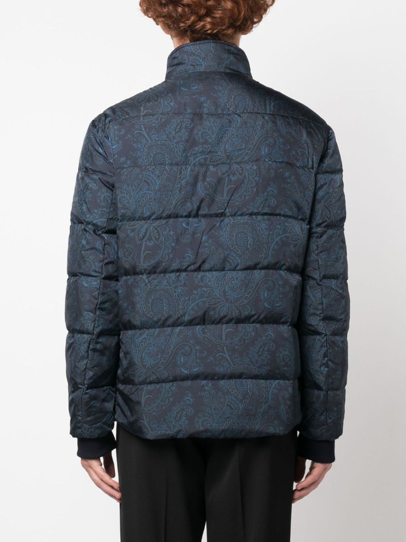 paisley-print padded jacket 4
